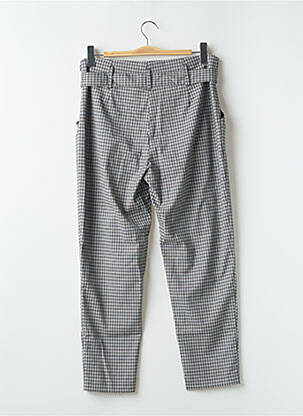 Pantalon 7/8 taille haute taille haute gris TEDDY SMITH femme