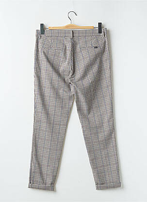 Pantalon 7/8 taille à pinces taille normale beige TEDDY SMITH femme