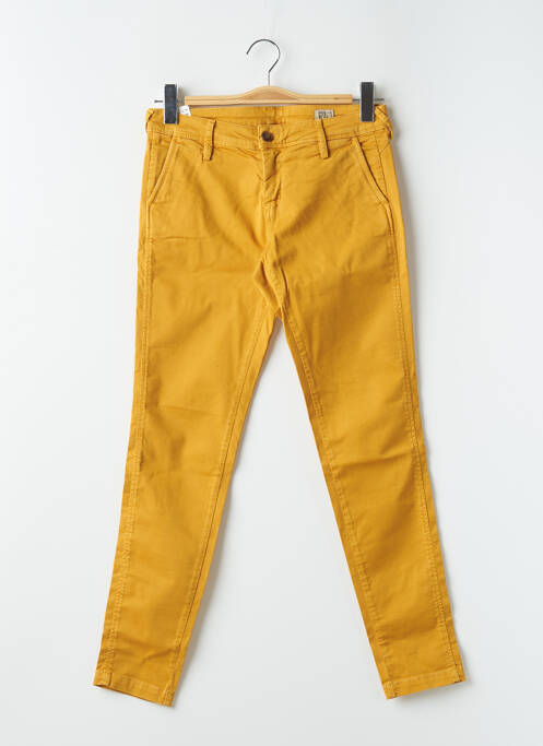 Pantalon chino jaune TEDDY SMITH pour femme