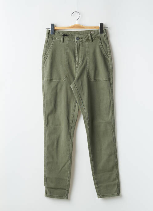 Pantalon chino vert TEDDY SMITH pour femme