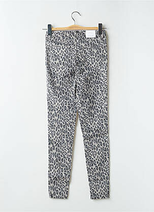 Pantalon slim taille haute taille haute gris VILA femme