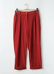 Pantalon droit rouge YUKA pour femme seconde vue