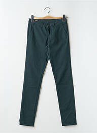 Pantalon chino taille basse taille basse vert SCHOOL RAG femme