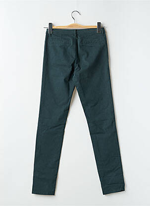 Pantalon chino taille basse taille basse vert SCHOOL RAG femme