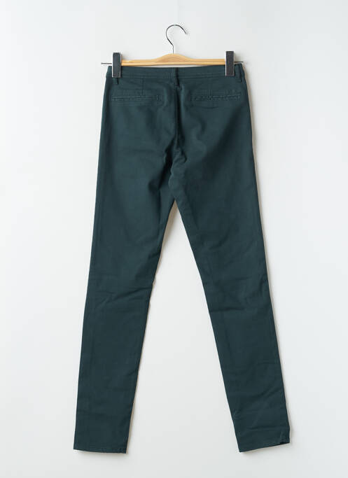 Pantalon chino taille basse taille basse vert SCHOOL RAG femme