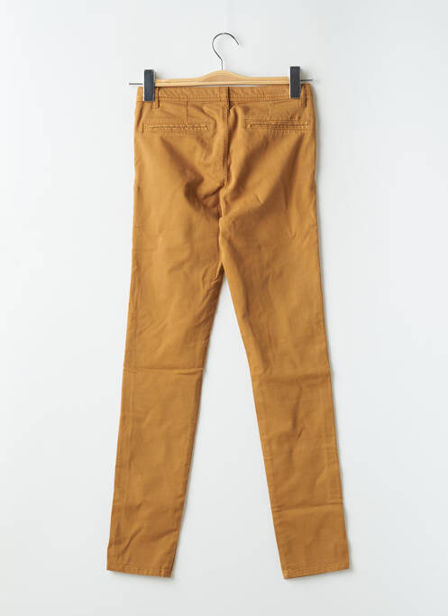 Pantalon chino taille basse taille basse jaune SCHOOL RAG femme