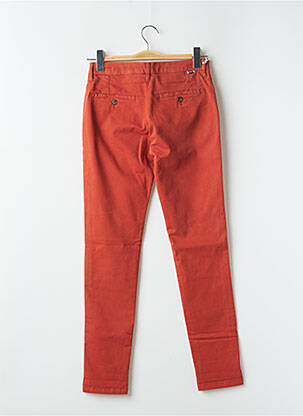 Pantalon chino taille normale taille normale orange REIKO femme