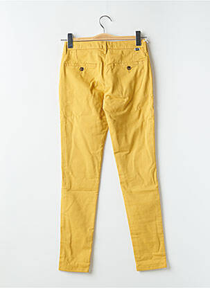 Pantalon chino taille normale taille normale jaune REIKO femme