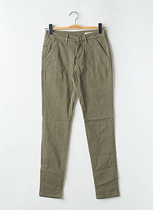 Pantalon chino taille normale taille normale vert clair REIKO femme