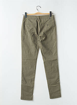 Pantalon chino taille normale taille normale vert clair REIKO femme