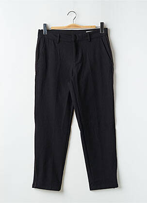 Pantalon droit stretch taille normale noir REIKO femme