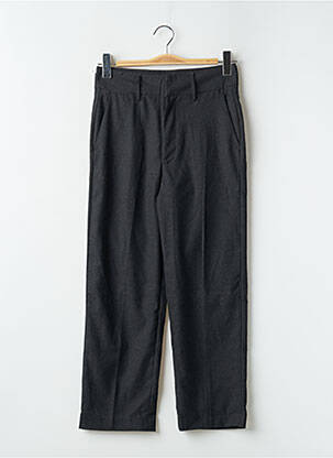 Pantalon droit stretch taille haute gris REIKO femme