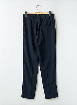 Pantalon droit tissage crêpe taille normale bleu GRACE & MILA femme