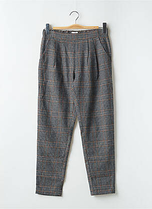 Pantalon 7/8 taille élastique taille normale gris MINIMUM femme