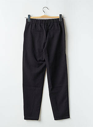 Pantalon droit stretch taille haute noir MINIMUM femme