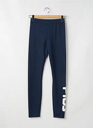 Legging effet matière satinée taille haute bleu FILA femme