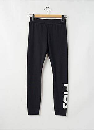 Legging effet matière satinée taille haute noir FILA femme