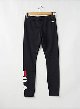 Legging effet matière satinée taille haute noir FILA femme