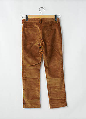 Pantalon droit stretch taille normale marron BÔ-M femme