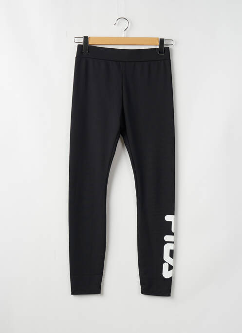 Legging effet matière satinée taille haute noir FILA femme
