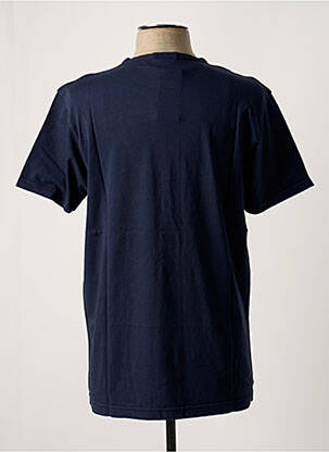 T-shirt stretch manches courtes bleu BLOTTER ATELIER homme