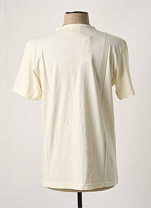 T-shirt stretch manches courtes beige BLOTTER ATELIER homme