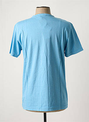 T-shirt coupe cintrée manches courtes bleu BLOTTER ATELIER homme