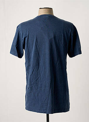T-shirt coupe droite manches courtes bleu BLOTTER ATELIER homme