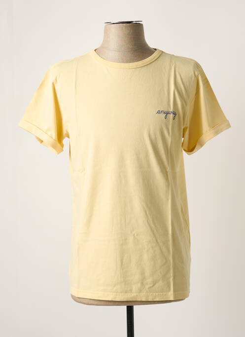 T-shirt jaune MAISON LABICHE pour homme