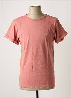 T-shirt coupe cintrée manches courtes rose MAISON LABICHE homme