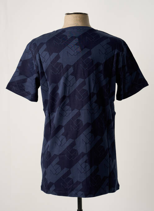 T-shirt bleu BLOTTER ATELIER pour homme