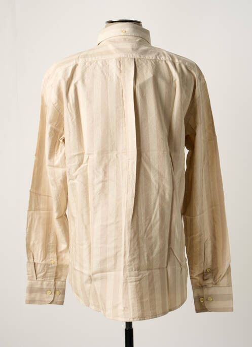 Chemise manches longues beige FORÉT pour homme