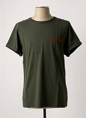 T-shirt coupe cintrée manches courtes vert MAISON LABICHE homme