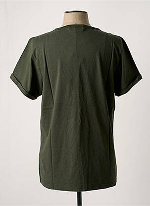 T-shirt broderie manches courtes vert MAISON LABICHE homme