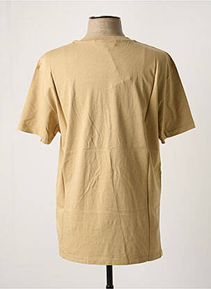 T-shirt broderie manches courtes beige MAISON LABICHE homme
