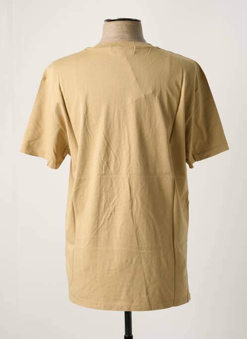 T-shirt broderie manches courtes beige MAISON LABICHE homme