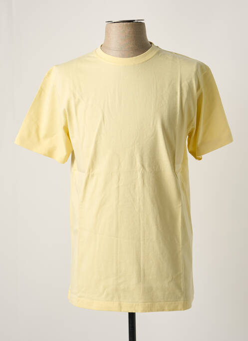 T-shirt jaune BLOTTER ATELIER pour homme