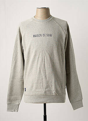 Sweat-shirt maille semi-opaque manches longues gris OXBOW homme