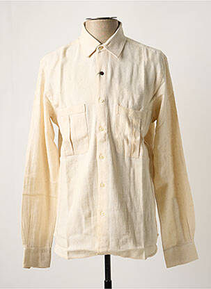 Chemise manches longues manches longues beige KARDO homme