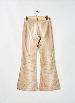 Pantalon flare stretch taille basse beige BE YOU K femme