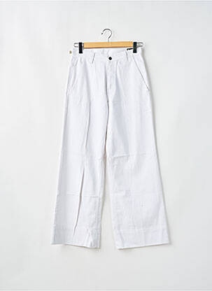 Jeans coupe large poches taille haute blanc CHEAP MONDAY femme