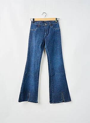 Jean coupe flare stretch taille haute bleu CIMARRON femme