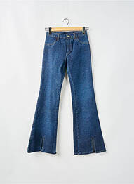 Jean coupe flare stretch taille haute bleu CIMARRON femme