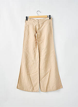 Pantalon flare taille haute beige CIMARRON fille