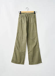 Pantalon flare taille basse taille basse vert CIMARRON femme