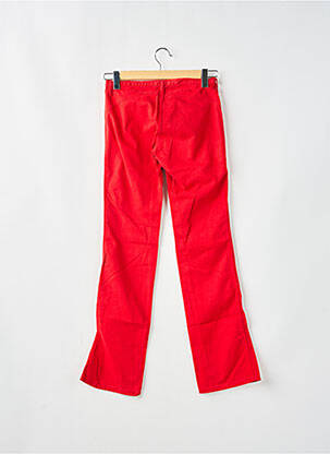 Pantalon slim taille basse taille basse rouge CIMARRON femme