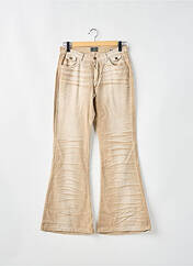 Pantalon flare beige BE YOU K pour femme seconde vue