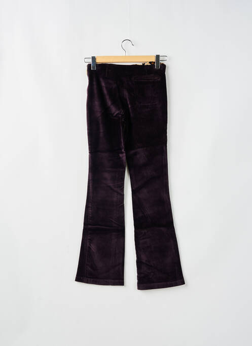 Pantalon flare stretch taille haute violet KANA BEACH femme