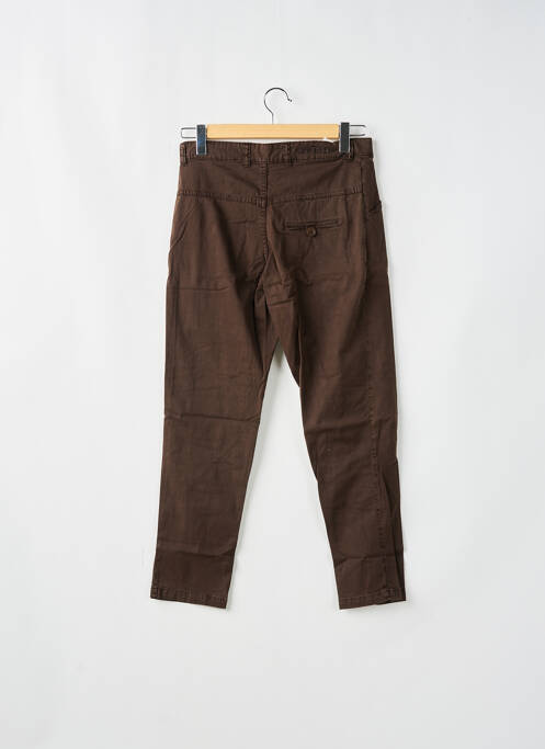 Pantalon slim marron KILL DEAL pour femme