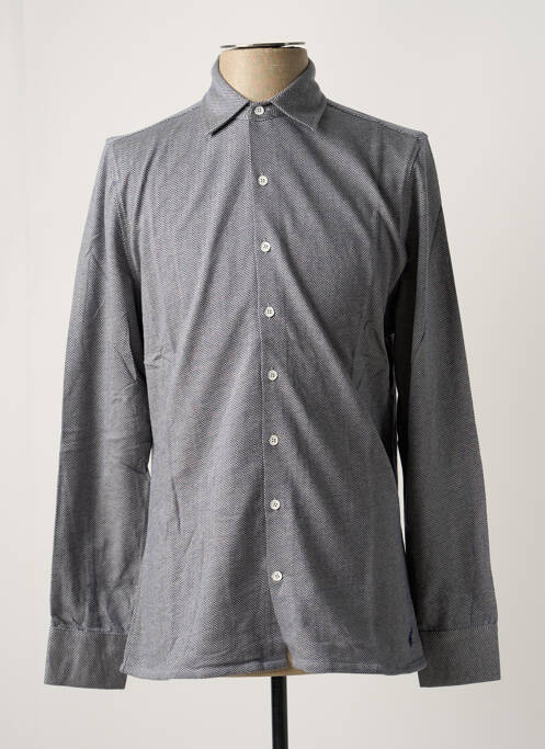 Chemise manches longues bleu LES GARCONS FACILES pour homme